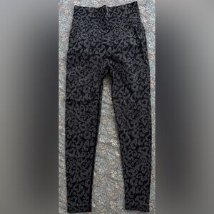 Blue and Grey Leopard Print Leggings